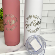 Load image into Gallery viewer, Behind Every Mom Skinny Matte Tumbler
