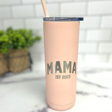 Load image into Gallery viewer, MAMA - Est 2023 Skinny Matte Tumbler
