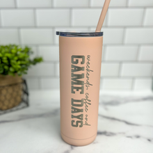 Load image into Gallery viewer, Game Day Skinny Matte Tumbler
