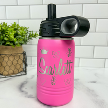 Load image into Gallery viewer, Dancer Personalized Kids Water Bottle

