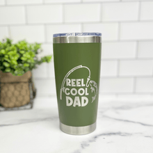 Load image into Gallery viewer, &quot;Reel Cool Dad&quot; Travel Tumbler
