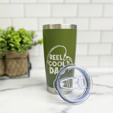 Load image into Gallery viewer, &quot;Reel Cool Dad&quot; Travel Tumbler
