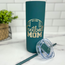 Load image into Gallery viewer, Football Mom Skinny Matte Tumbler
