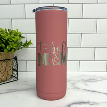 Load image into Gallery viewer, T-Ball Mom Skinny Matte Tumbler
