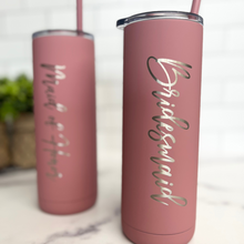 Load image into Gallery viewer, Bridal Party Skinny Matte Tumbler
